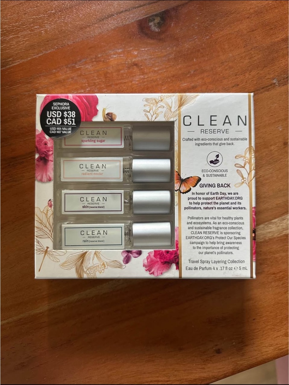 Travel Spray Layering Collection - Clean Reserve NEVER OPENED